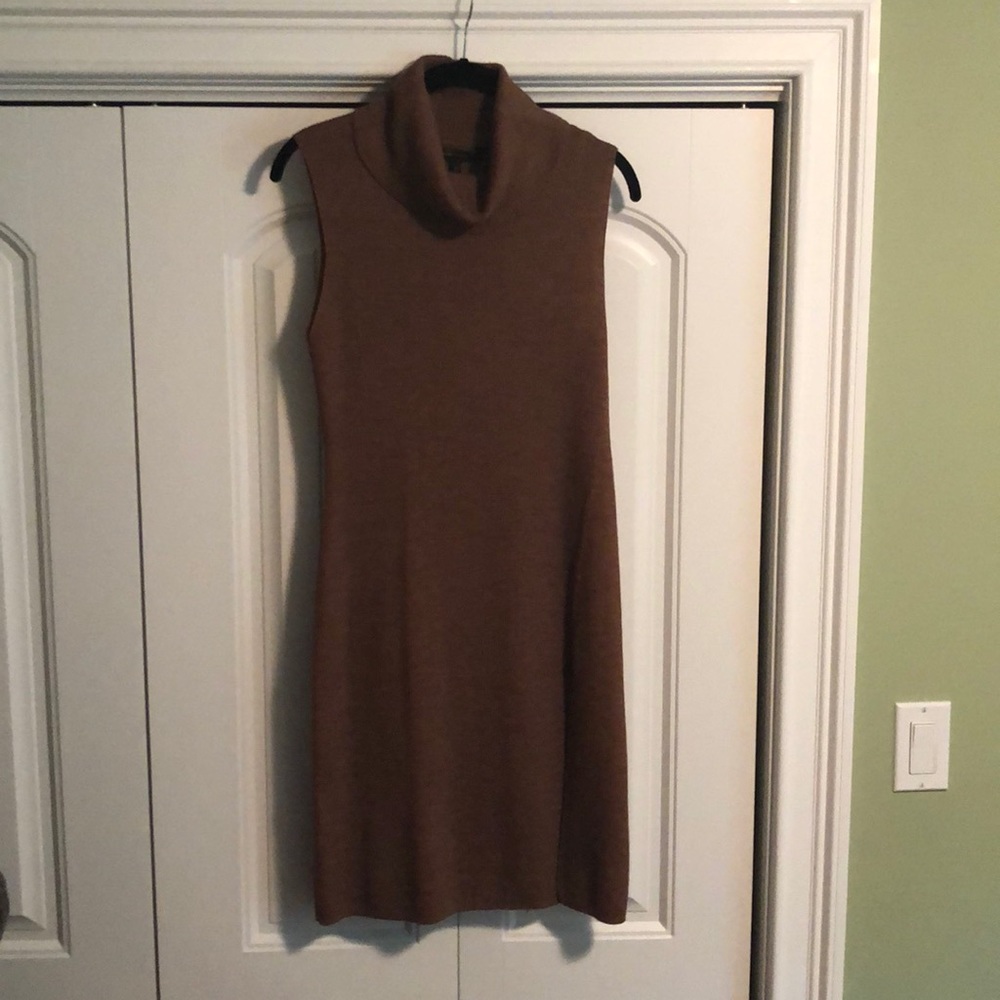 Tunic length, cowl neck sweater